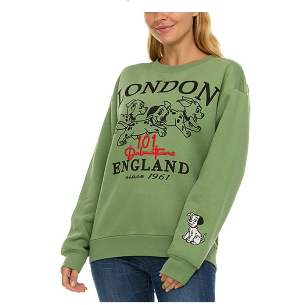 (Ew)Character destination ladies sweatshirt( 102 dalmations)